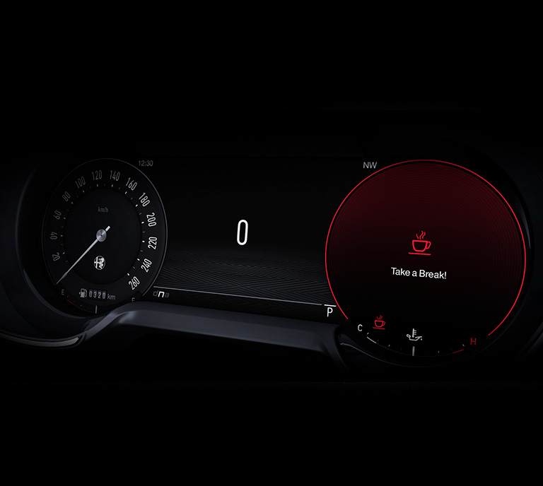 alfa romeo driver behaviour warning