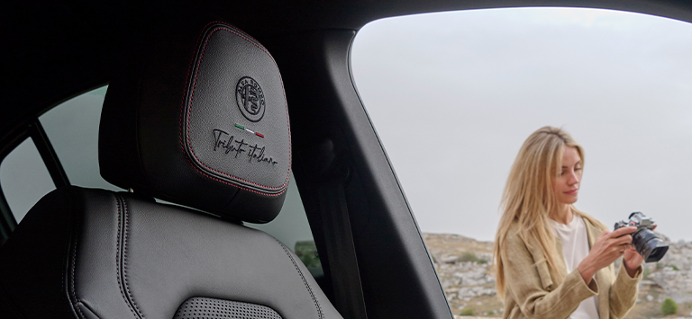 Stelvio Tributo Italiano headrest